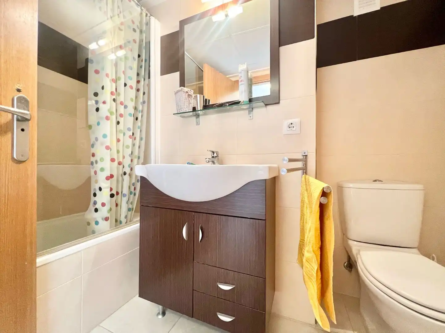 Badezimmer von Dachboden zur Miete in La Manga del Mar Menor mit Klimaanlage, Heizung und Terrasse