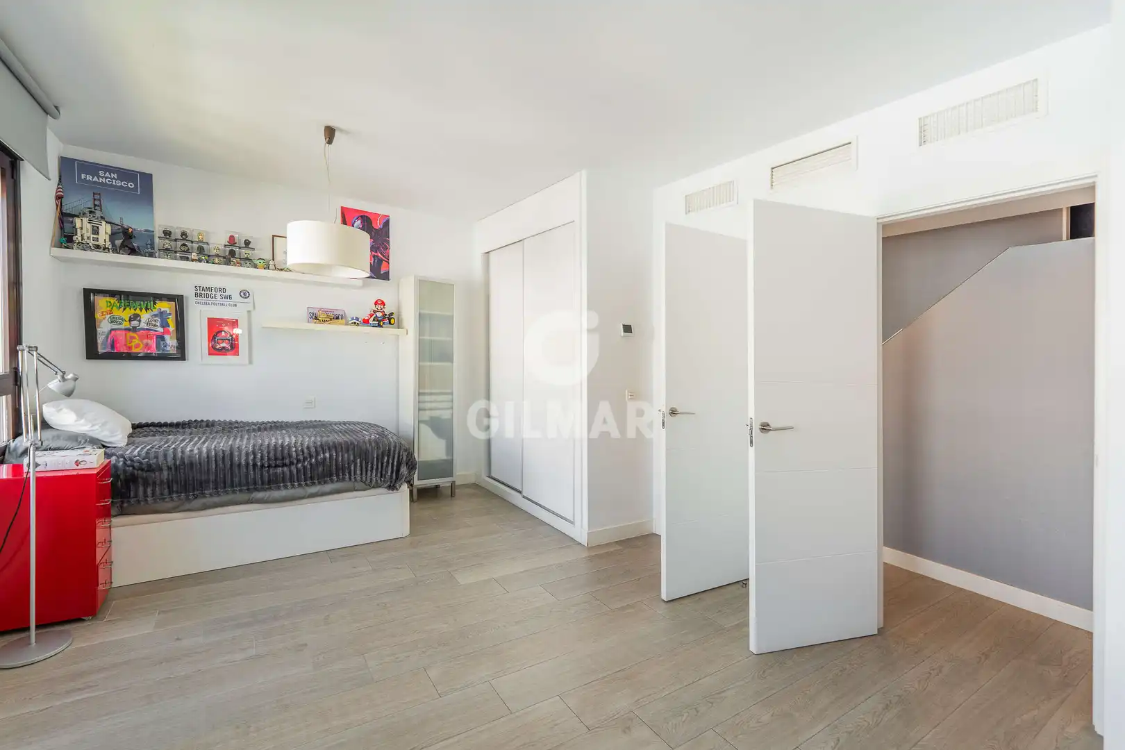 Bedroom of Duplexes for sale in Madrid  with Heating, Private garden and Storage room