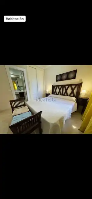 Schlafzimmer von Maisonette zur Miete in Manilva mit Klimaanlage, Privatgarten und Terrasse