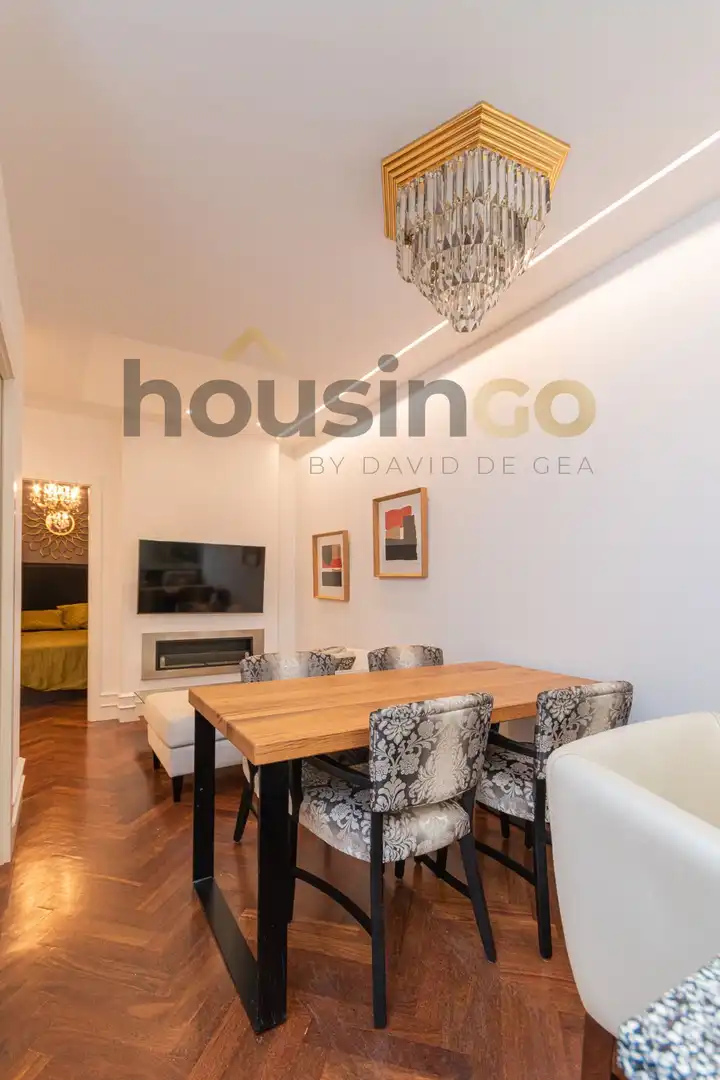 Esszimmer von Wohnung zur Miete in Madrid mit Heizung und Möbliert