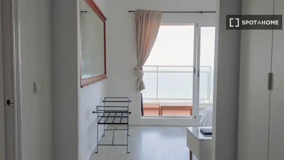Balcony of Apartments for share in Cullera  with Air Conditioner, Terrace and Furnished