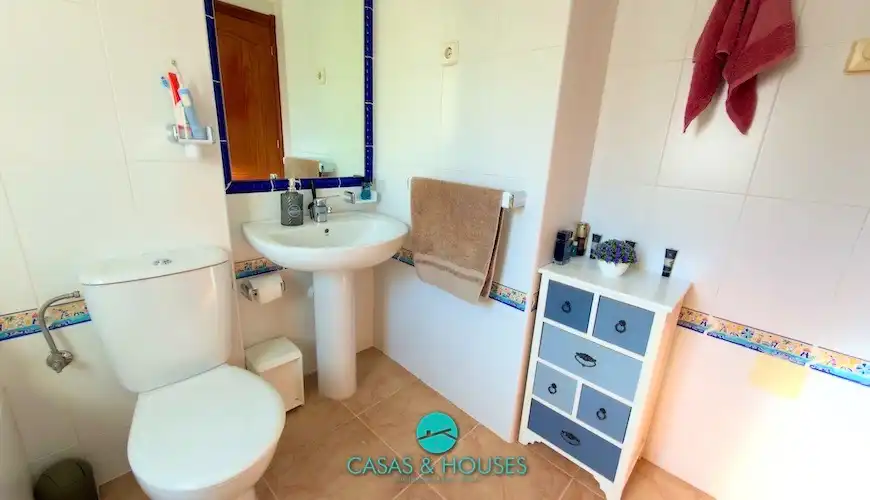 Bathroom of Detached homes for sale in La Manga del Mar Menor  with Air Conditioner, Heating and Private garden