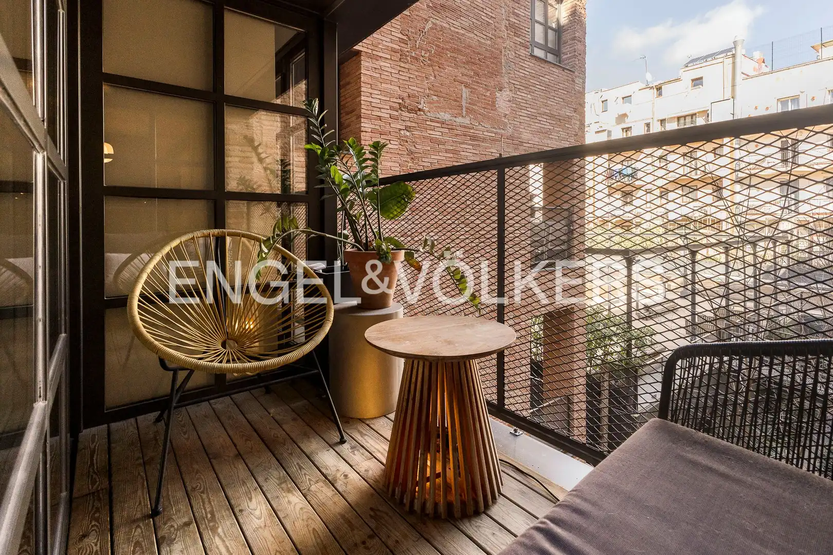 Balcony of Lofts for sale in  Barcelona Capital  with Air Conditioner, Heating and Private garden