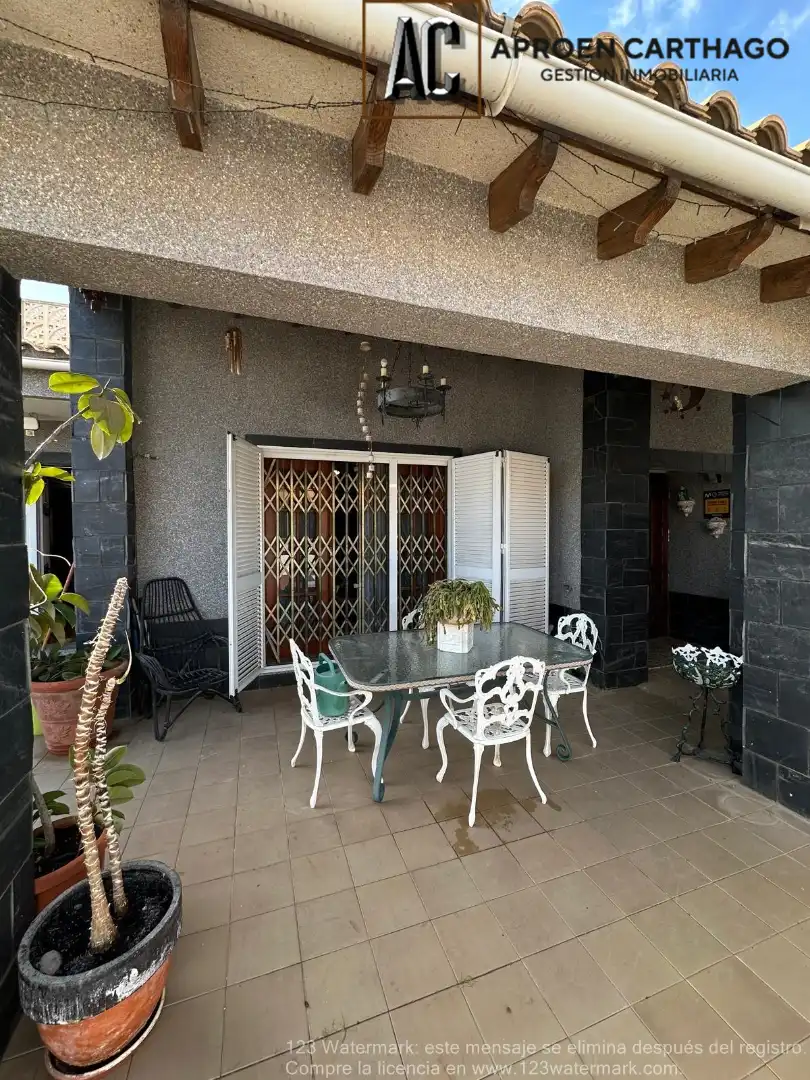 Terraza de Casa o chalet en venta en Cartagena con Aire acondicionado, Calefacción y Jardín privado
