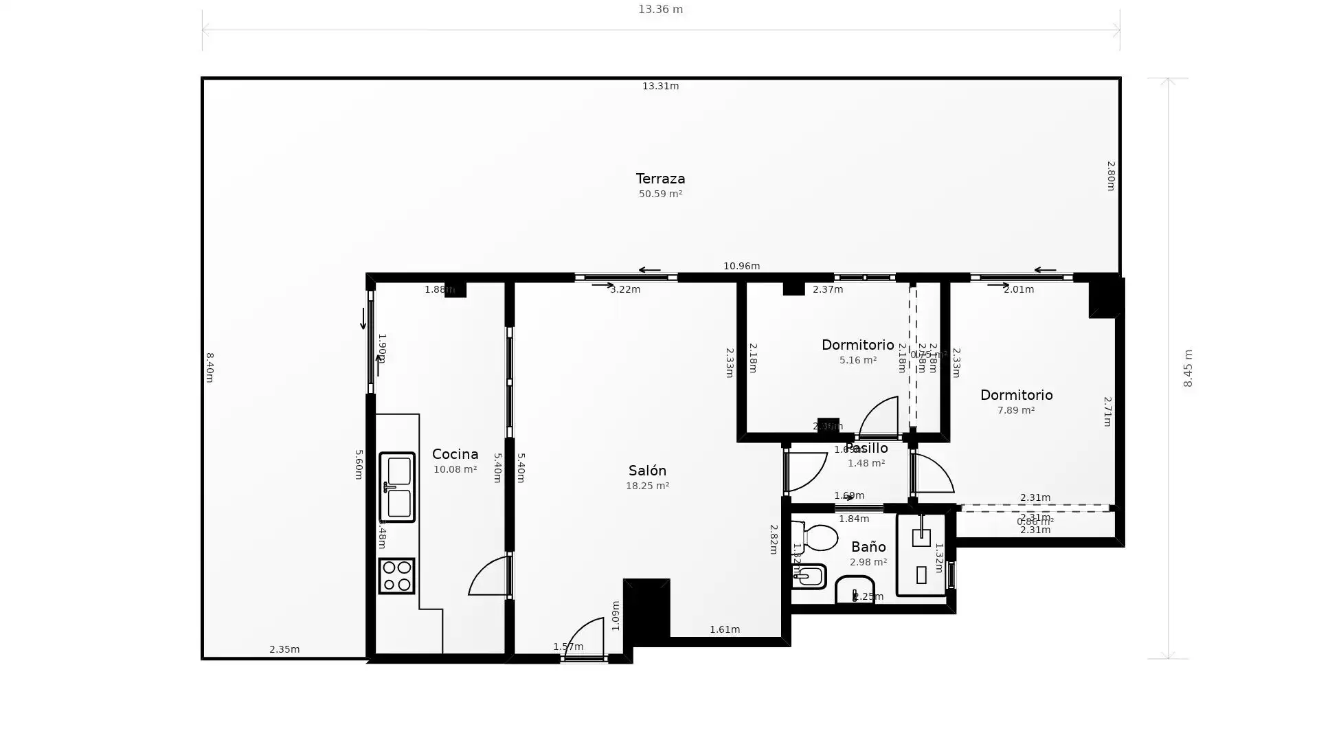 Attic for sale in Roquetas de Mar  with Air Conditioner, Heating and Private garden