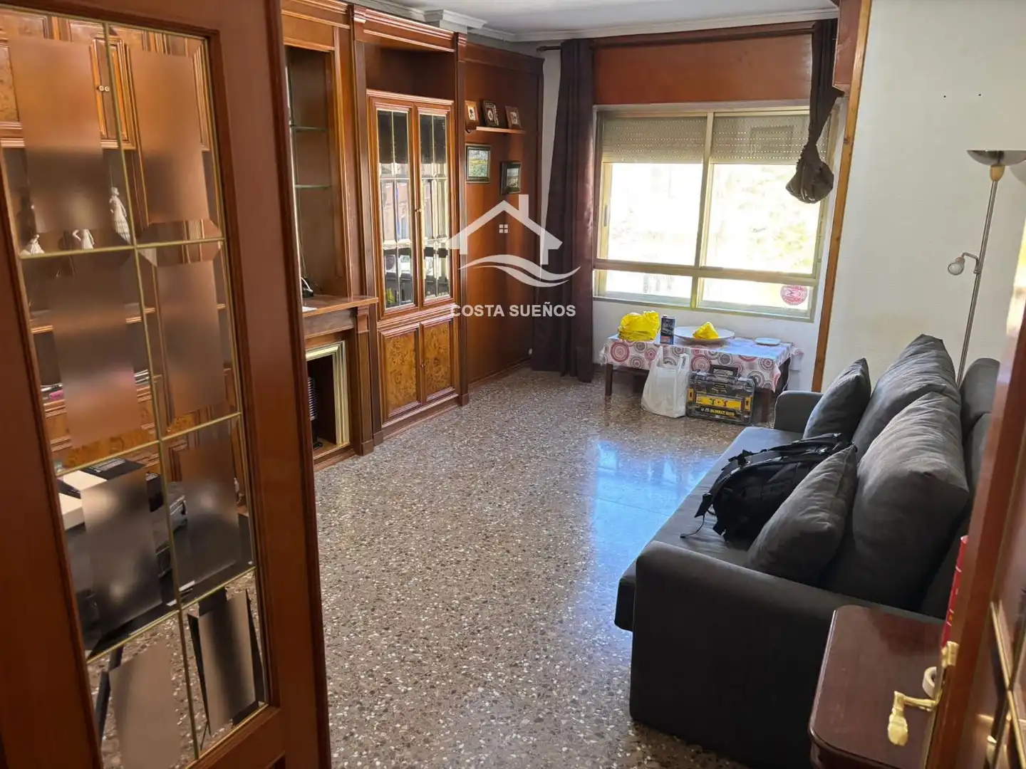 Living room of Flat for sale in Monforte del Cid  with Terrace, Furnished and Alarm