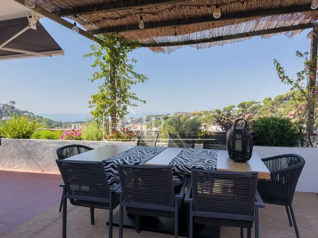 Terrace of Detached homes for sale in Sant Andreu de Llavaneres  with Air Conditioner, Heating and Terrace