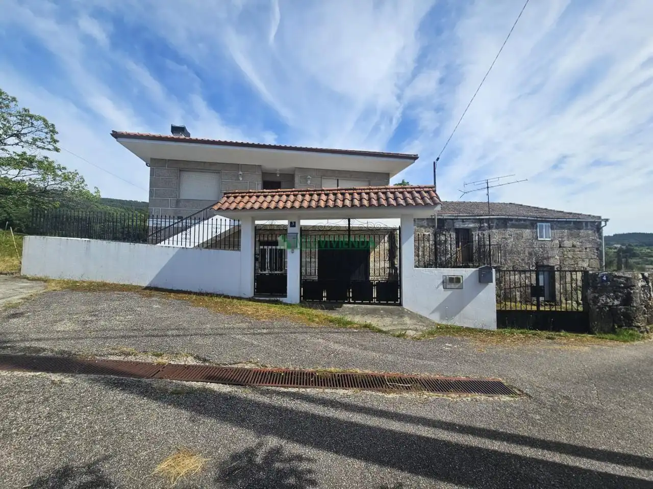 Vista exterior de Casa o chalet en venta en Covelo con Calefacción, Jardín privado y Terraza