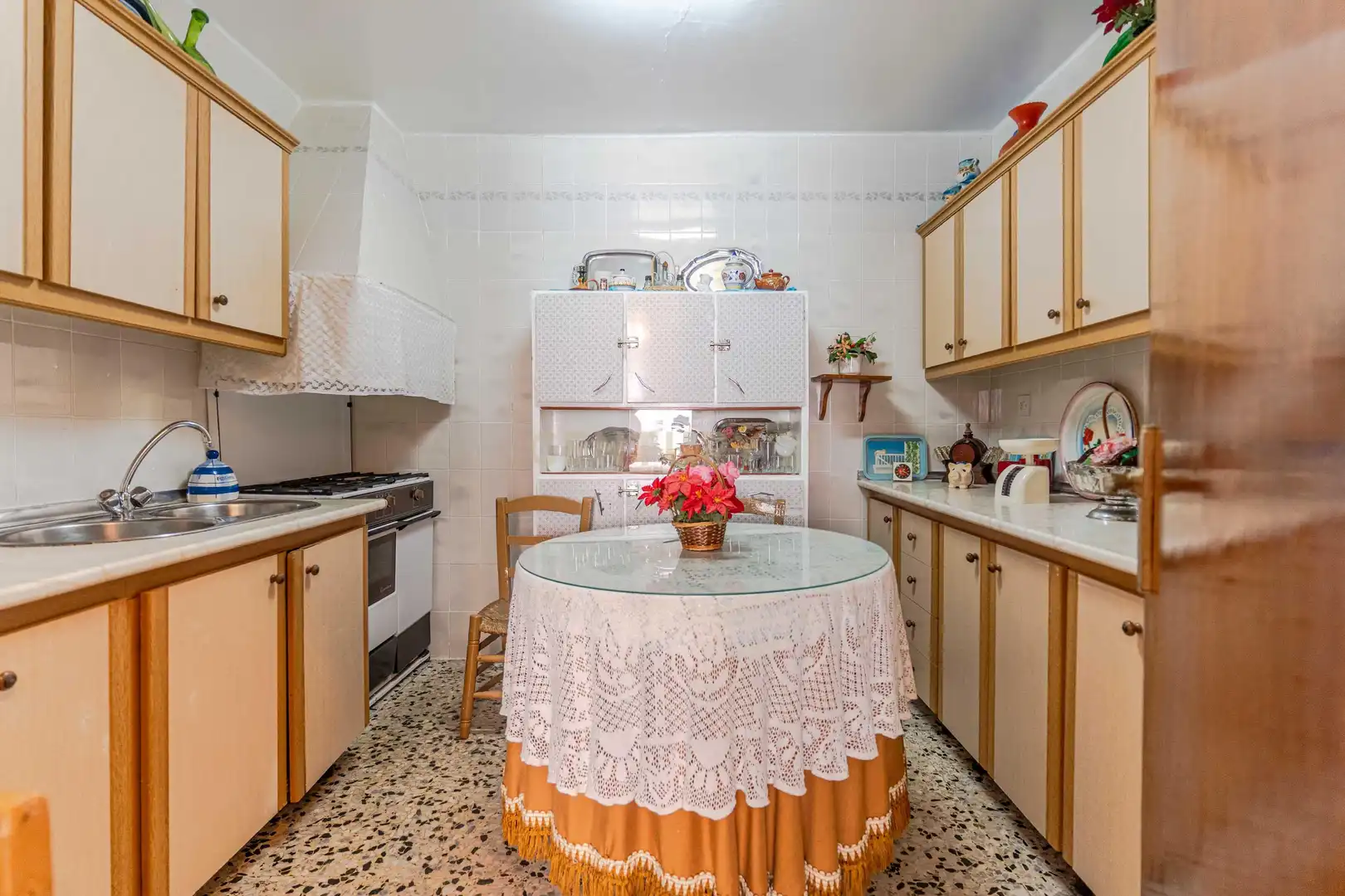 Cocina de Casa adosada en venta en Albuñol con Trastero, Microondas y Balcón