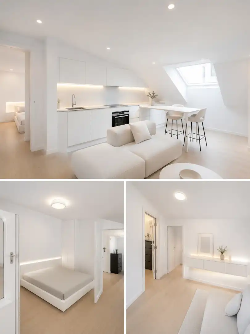Wohnzimmer von Dachboden zum Verkauf in Madrid