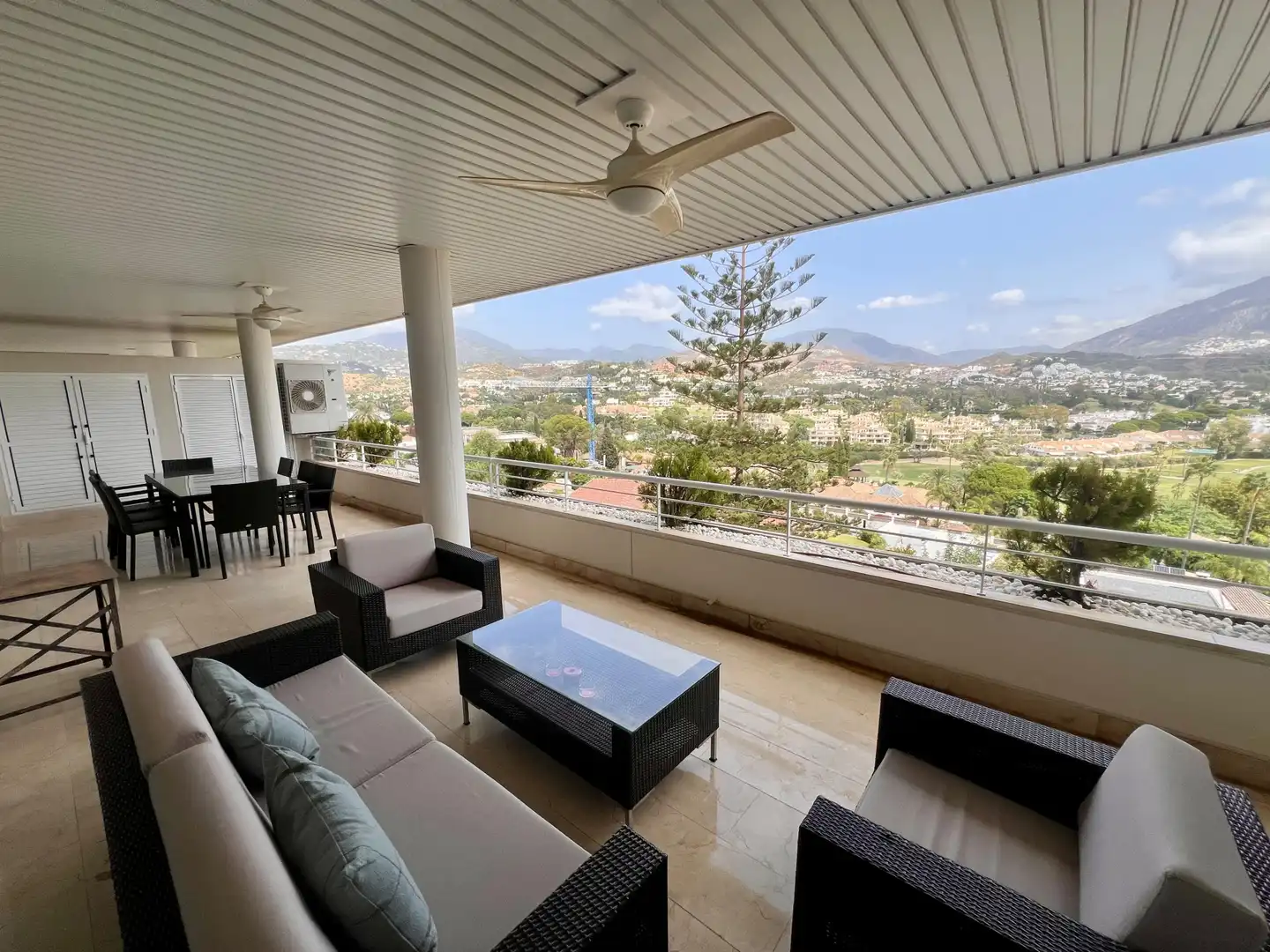 Terrace of Apartments for rent in Marbella  with Air Conditioner, Heating and Terrace