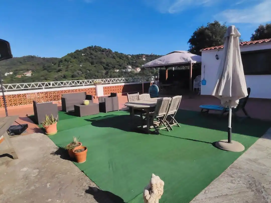 Terraza de Casa o chalet en venta en Sant Fost de Campsentelles con Aire acondicionado y Terraza