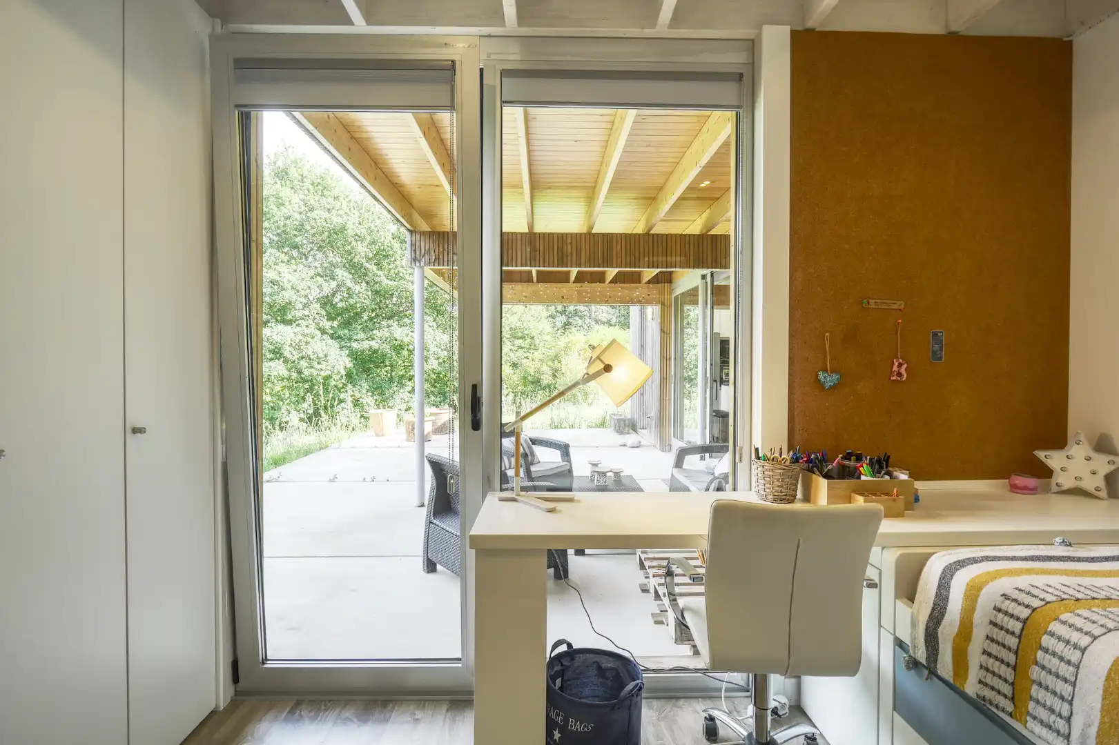 Terrassa de Casa o xalet en venda en Brión amb Aire condicionat, Calefacció i Jardí privat