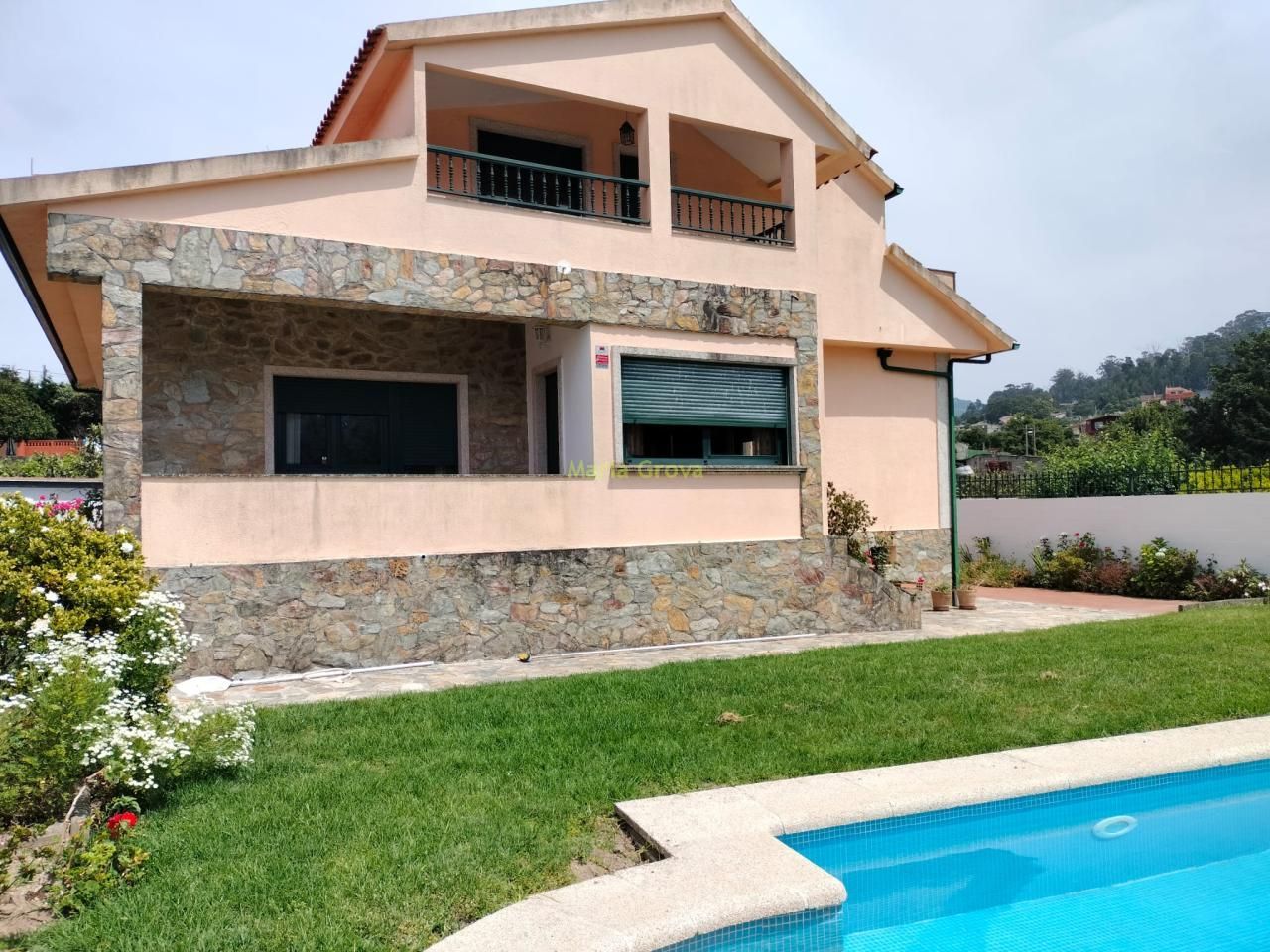 Exterior view of House or chalet for sale in Vigo   with Heating, Private garden and Terrace