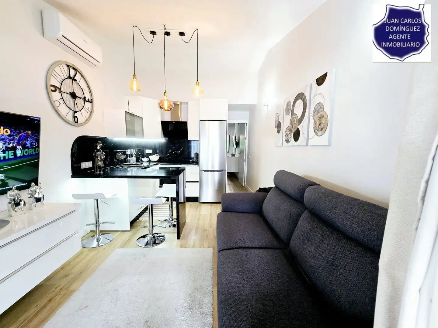 Sala de estar de Casa o chalet de alquiler en San Bartolomé de Tirajana con Aire acondicionado, Jardín privado y Terraza