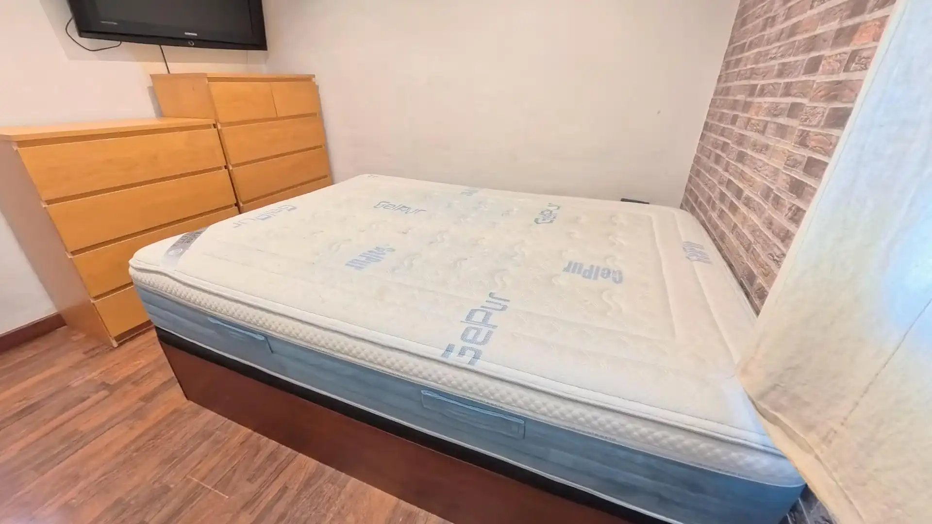 Schlafzimmer von Wohnung zum Verkauf in Barcelona mit Klimaanlage, Parkett und Möbliert