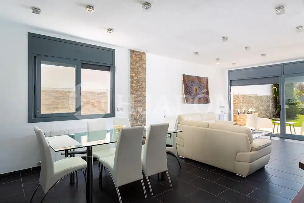 Living room of Houses for sale in Alella  with Heating, Private garden and Terrace