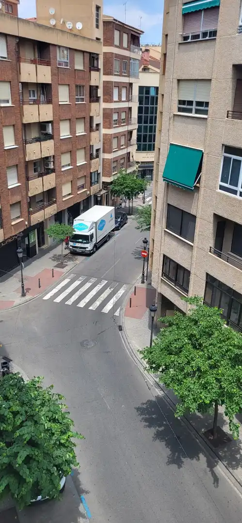 Exterior view of Flat for rent in Albacete  with Air Conditioner, Heating and Furnished