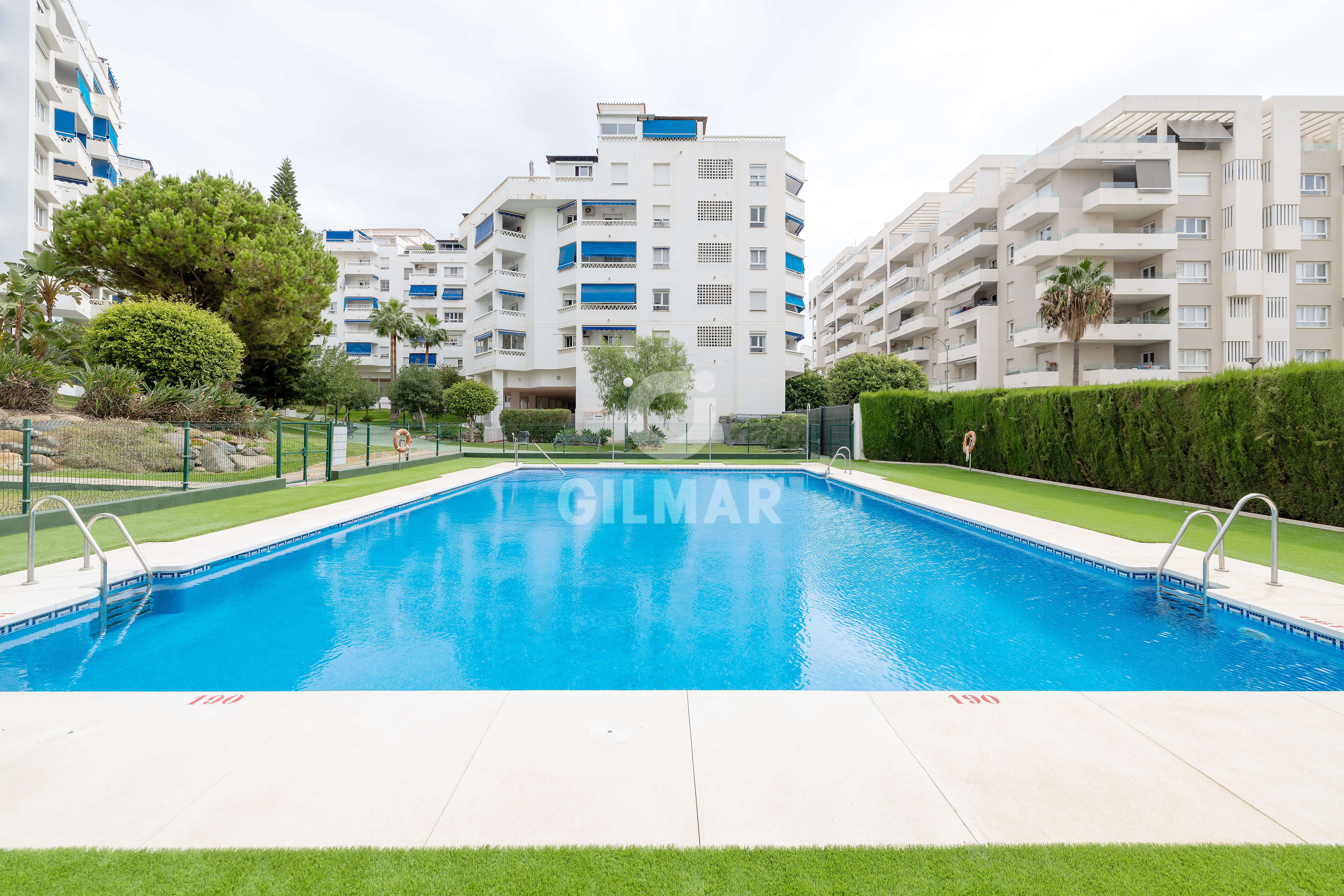 Swimming pool of Apartment for sale in Marbella  with Heating, Private garden and Storage room