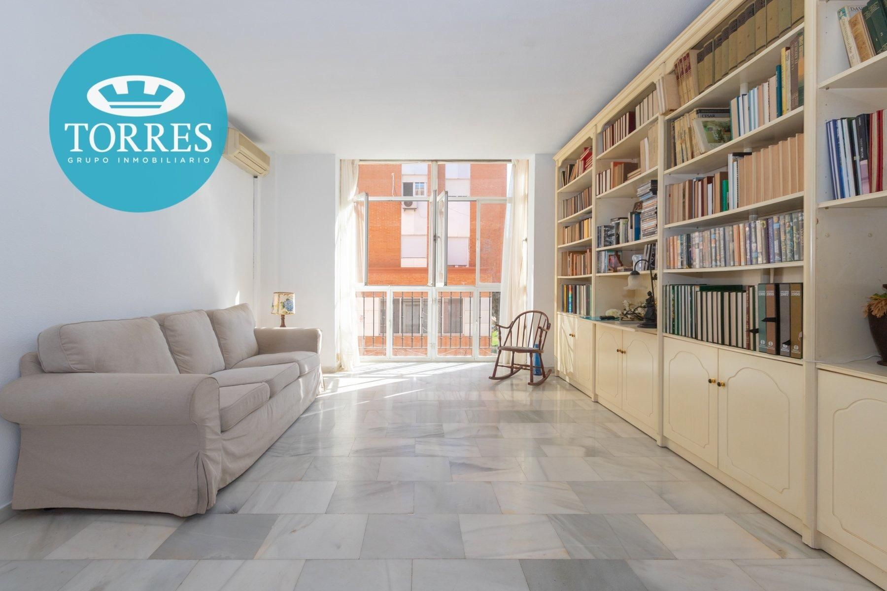 Sala d'estar de Pis en venda en Málaga Capital amb Aire condicionat i Balcó