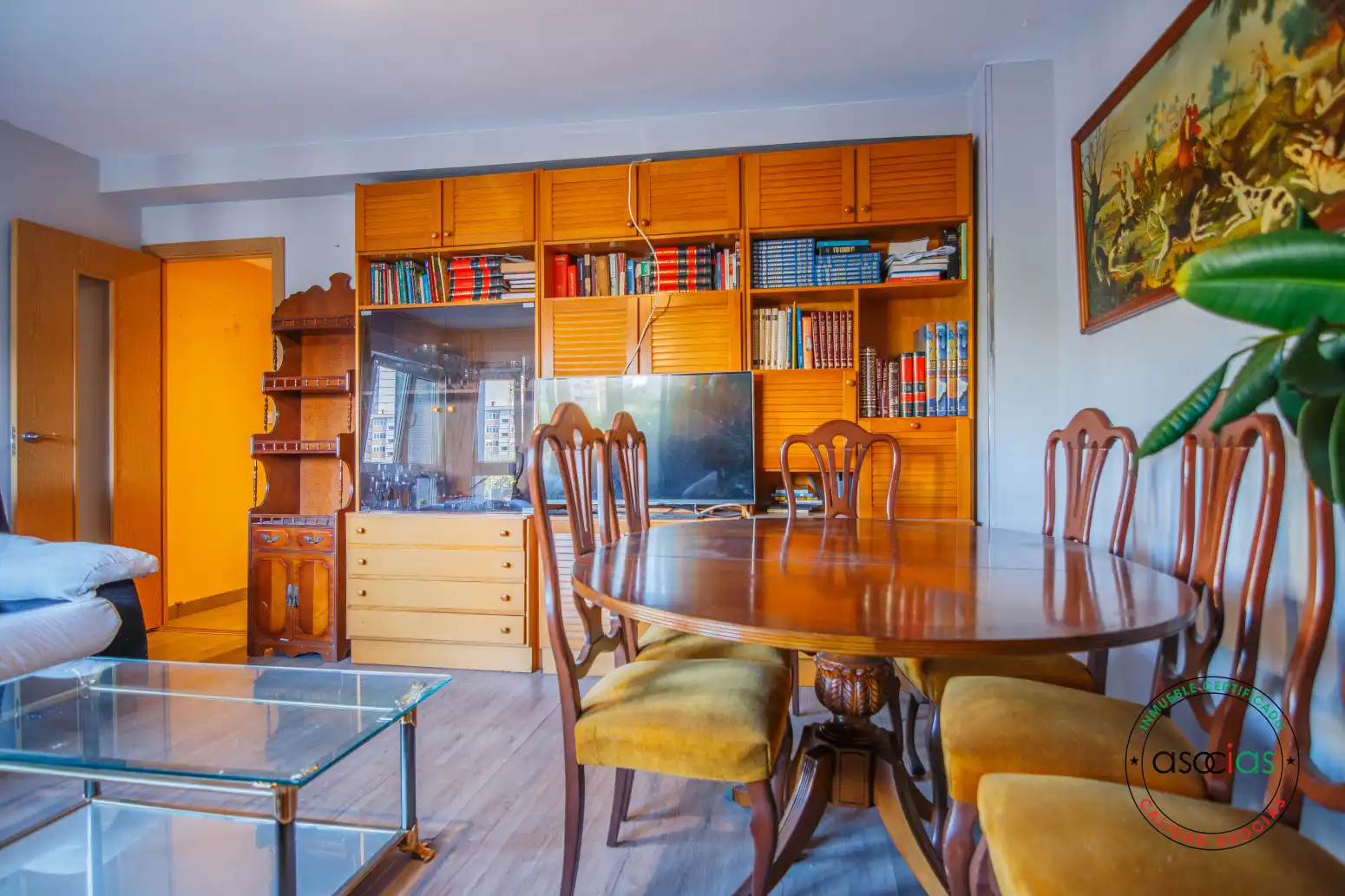 Dining room of Flat for sale in Gijón   with Furnished