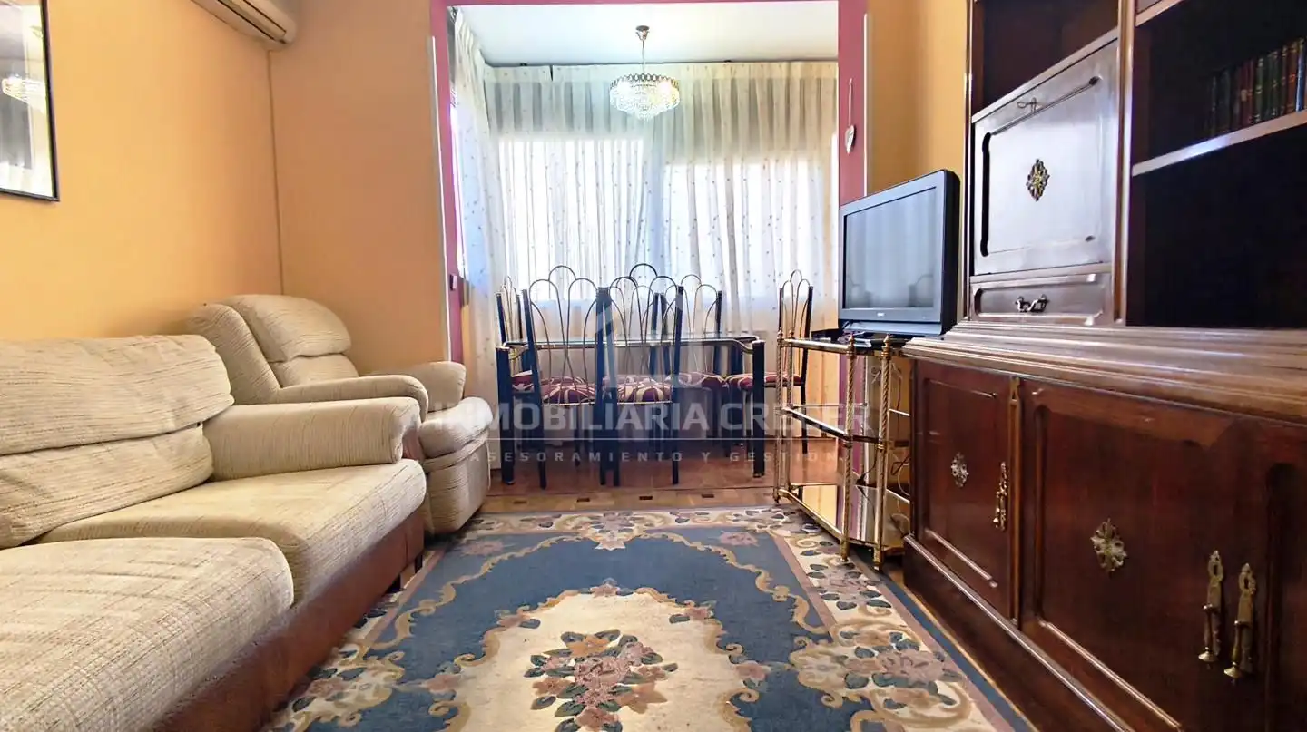 Living room of Flat for rent in Madrid