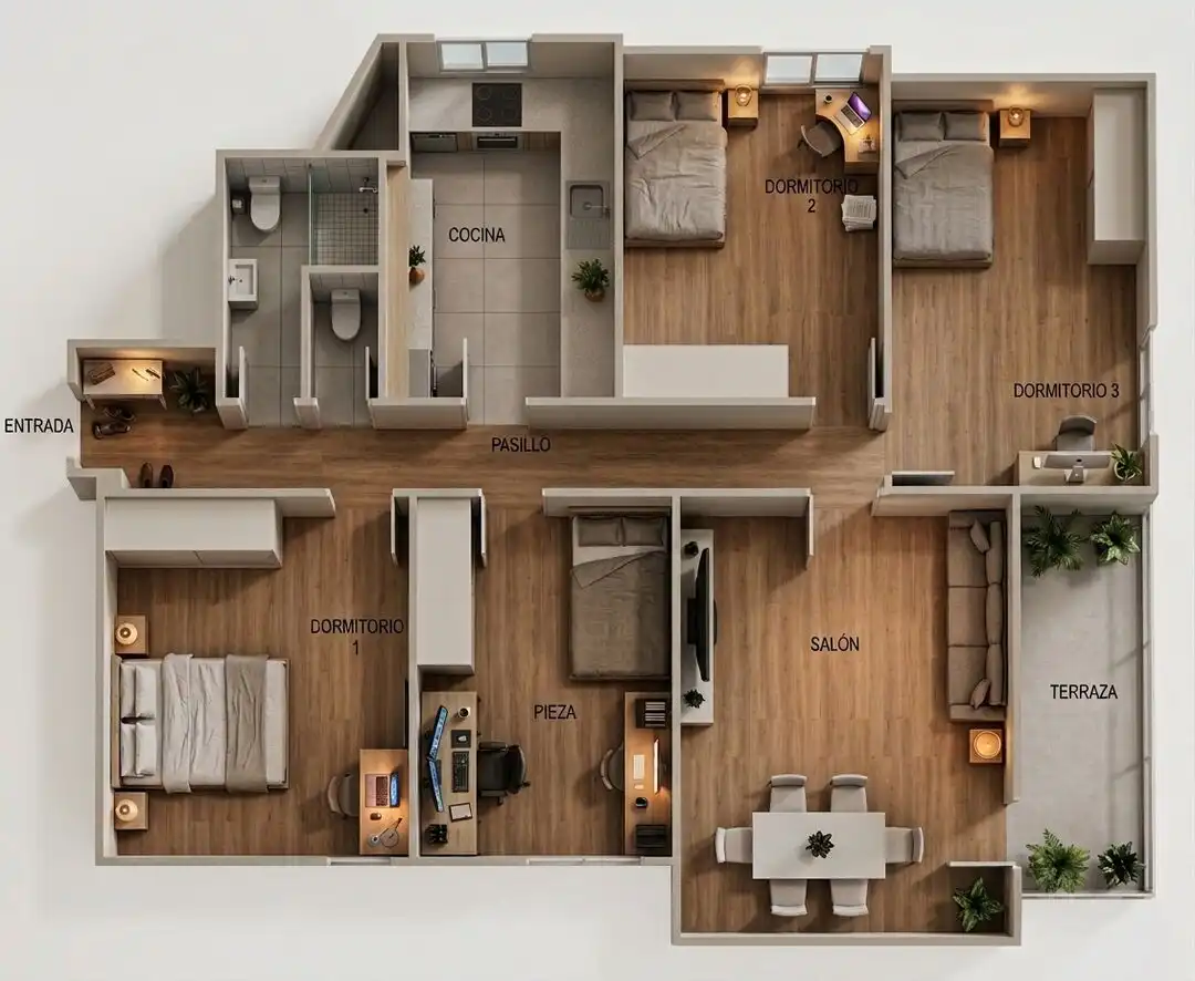 Wohnung zum Verkauf in Barañáin / Barañain mit Heizung und Balkon