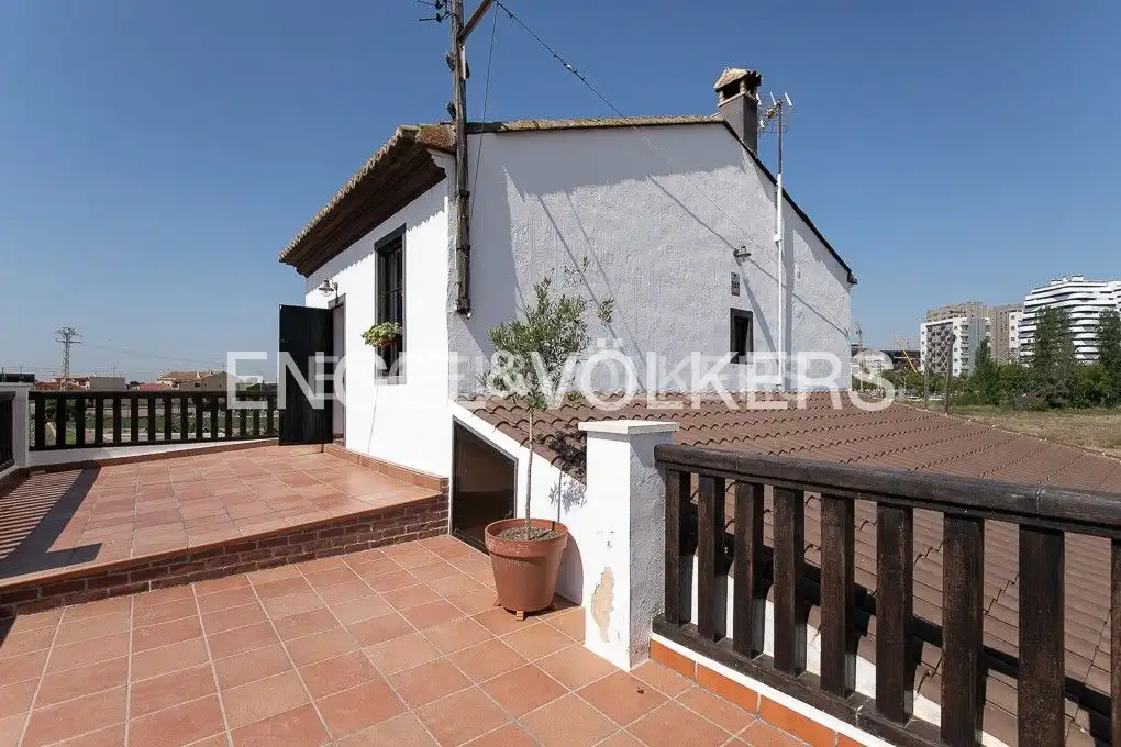 Terraza de Casa o chalet en venta en Valencia con Aire acondicionado, Calefacción y Jardín privado