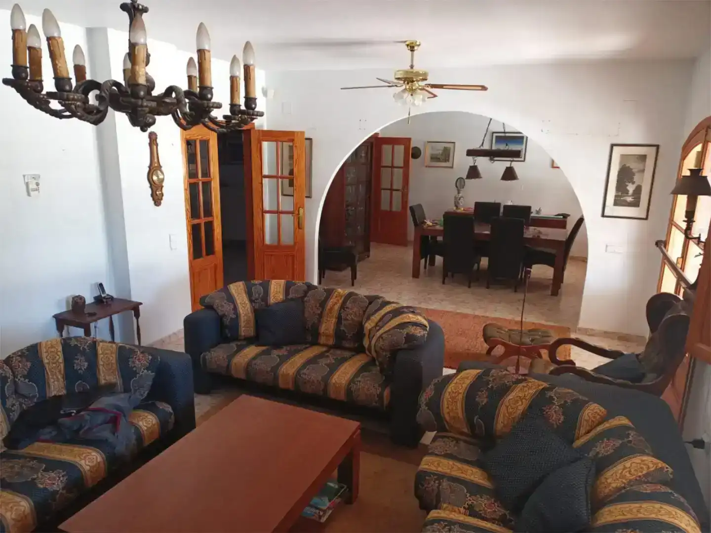 Sala d'estar de Casa o xalet en venda en Alhama de Murcia amb Piscina