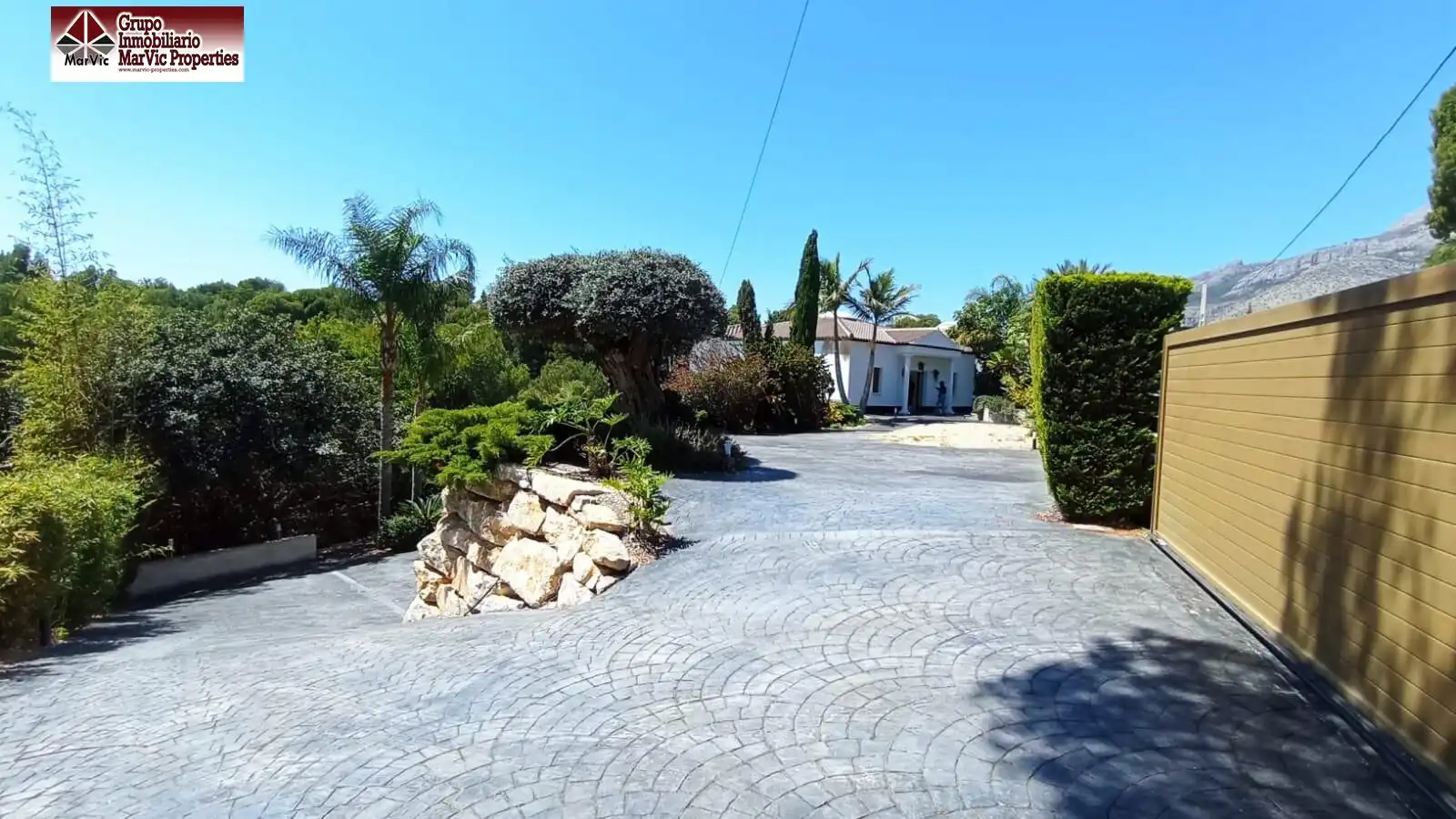 Vista exterior de Casa o chalet en venta en Altea con Aire acondicionado, Jardín privado y Terraza