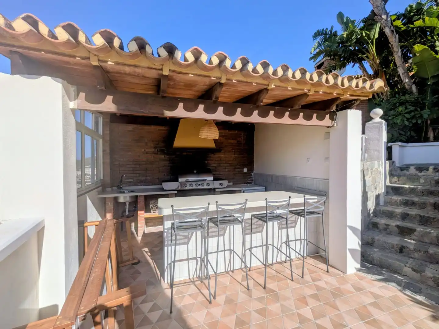 Terraza de Casa o chalet de alquiler en Málaga con Aire acondicionado, Jardín privado y Terraza