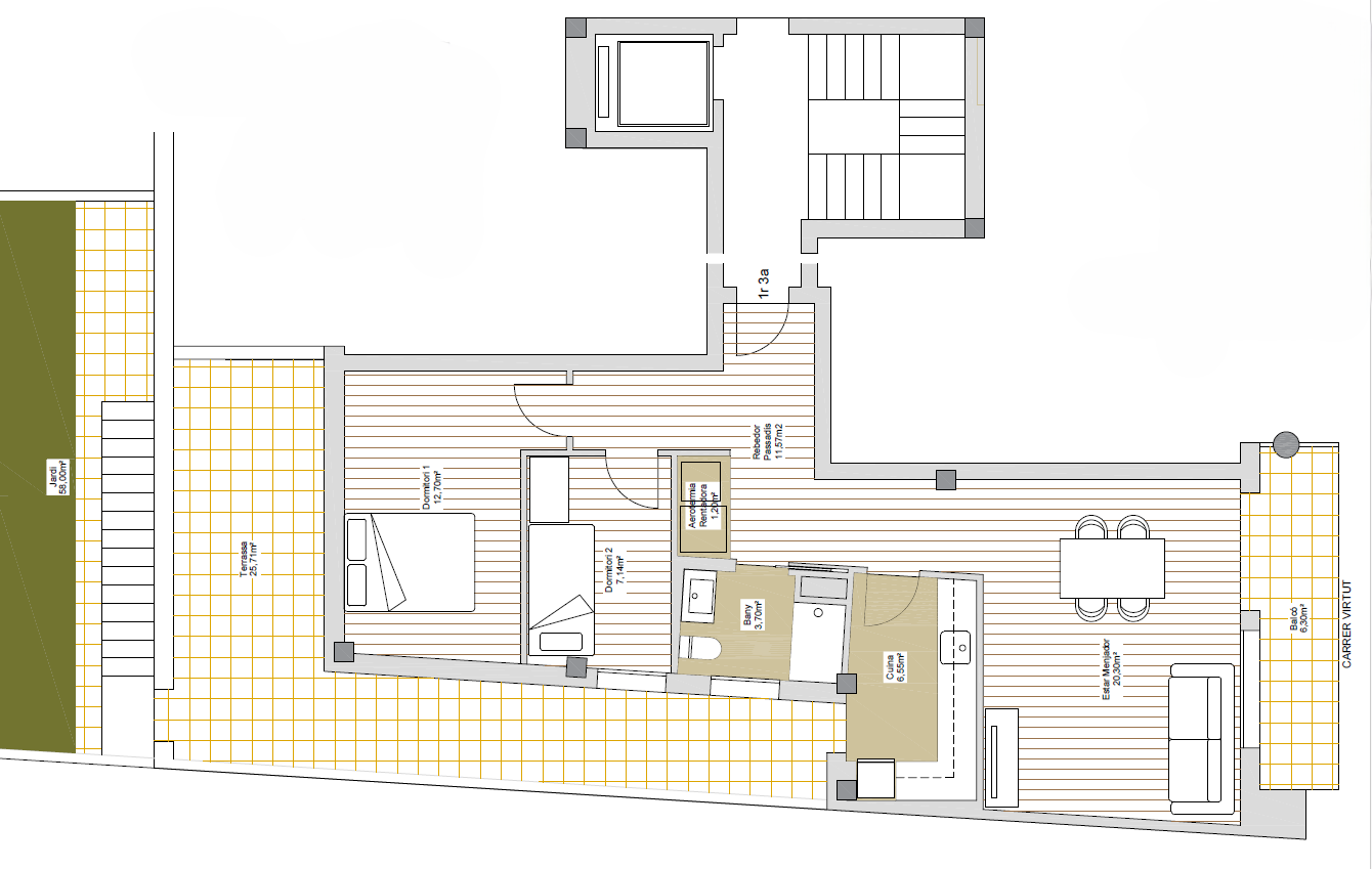 Flat for sale in Igualada  with Heating, Private garden and Terrace