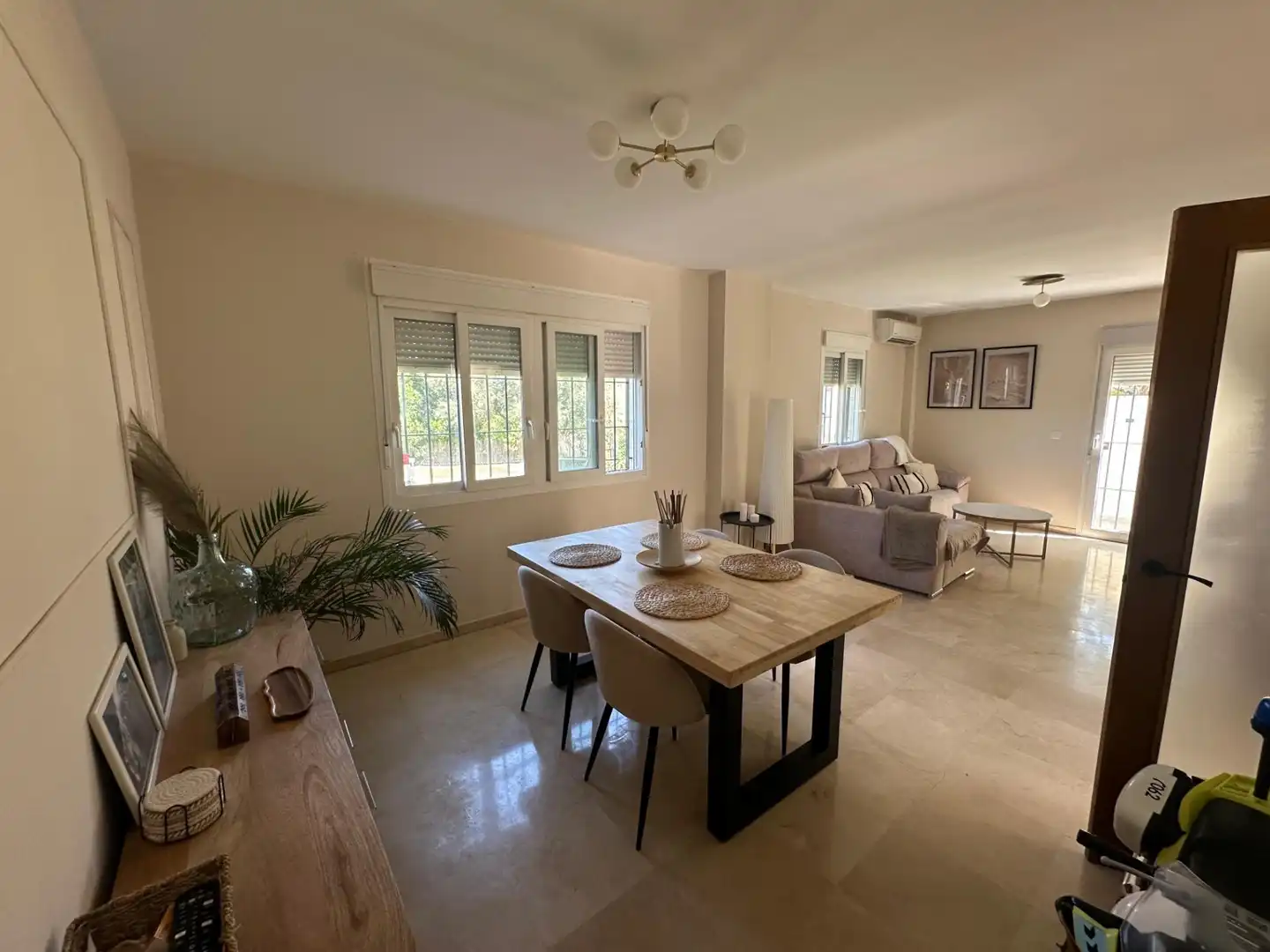 Dining room of Detached homes for sale in Jerez de la Frontera  with Balcony and Community pool