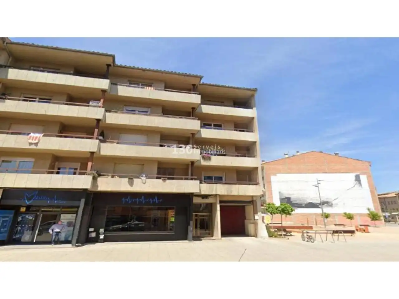 Vista exterior de Piso en venta en Vic