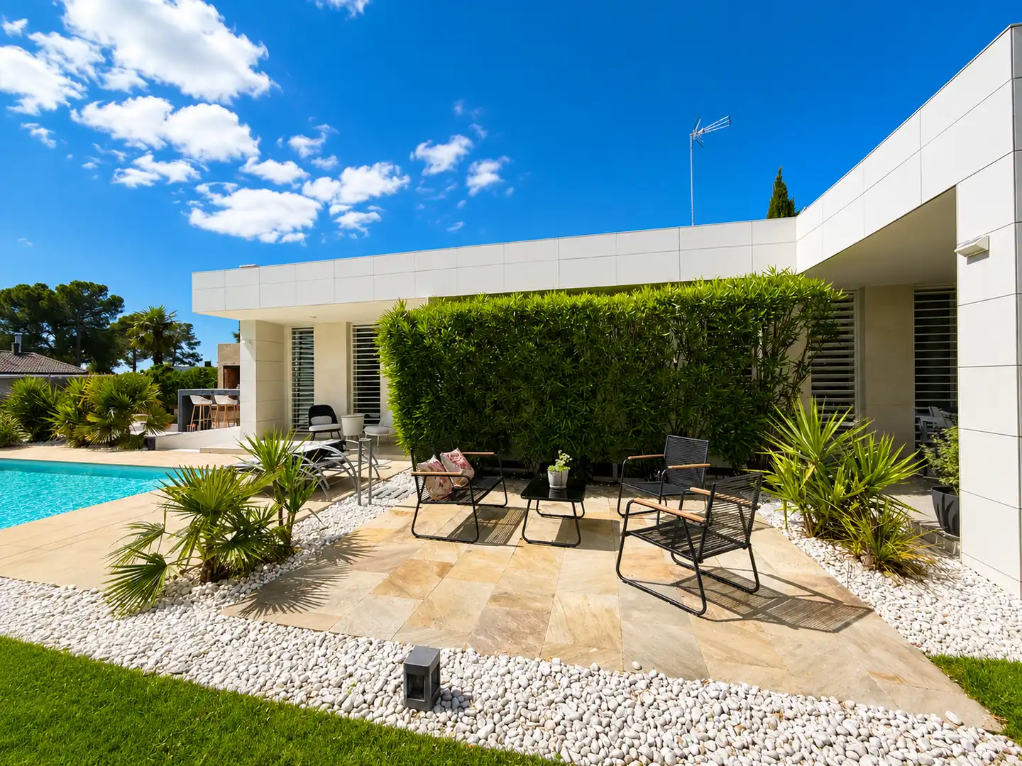 Terrassa de Casa o xalet en venda en Boadilla del Monte amb Calefacció, Jardí privat i Terrassa