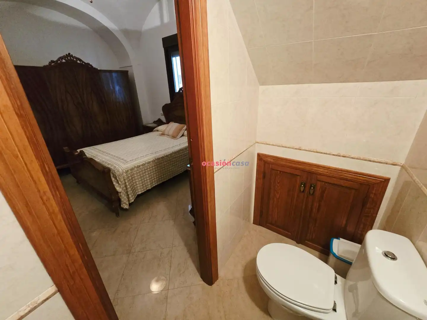 Dormitori de Casa o xalet de lloguer en Añora amb Aire condicionat i Traster