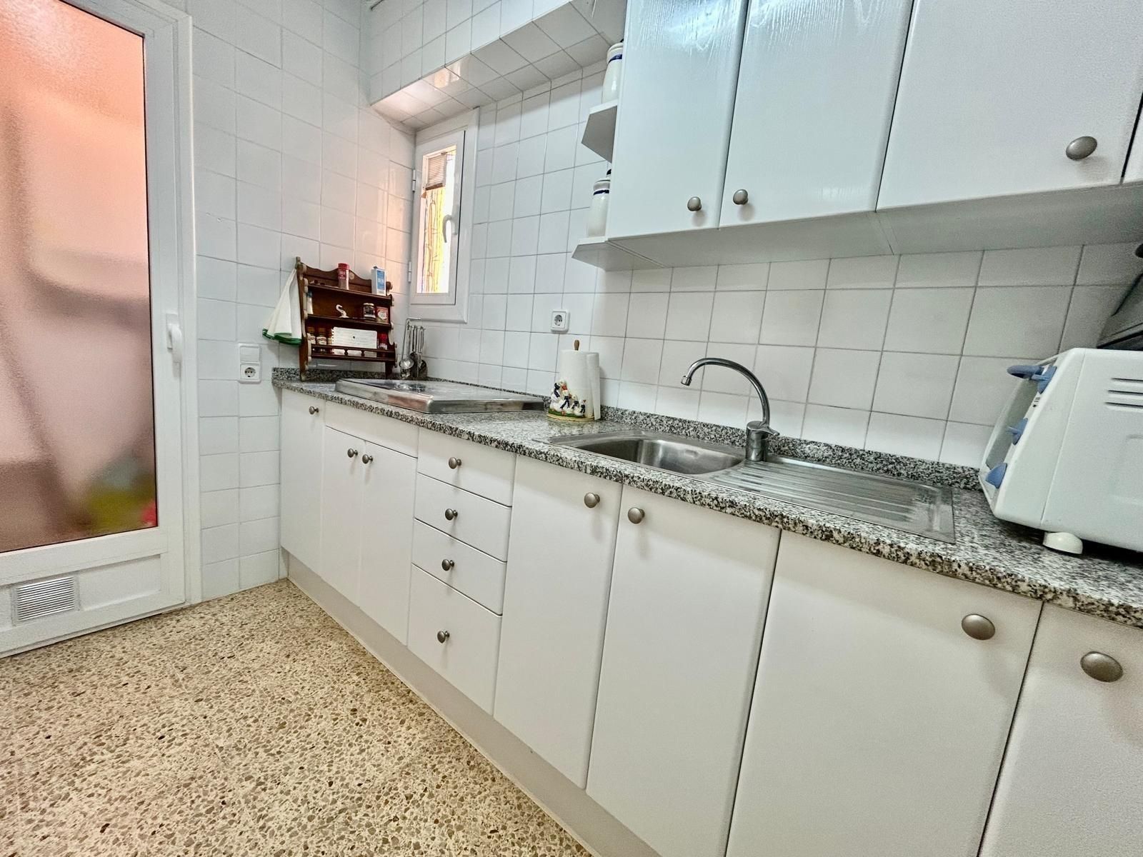 Kitchen of Flat for sale in Sant Carles de la Ràpita  with Air Conditioner and Balcony