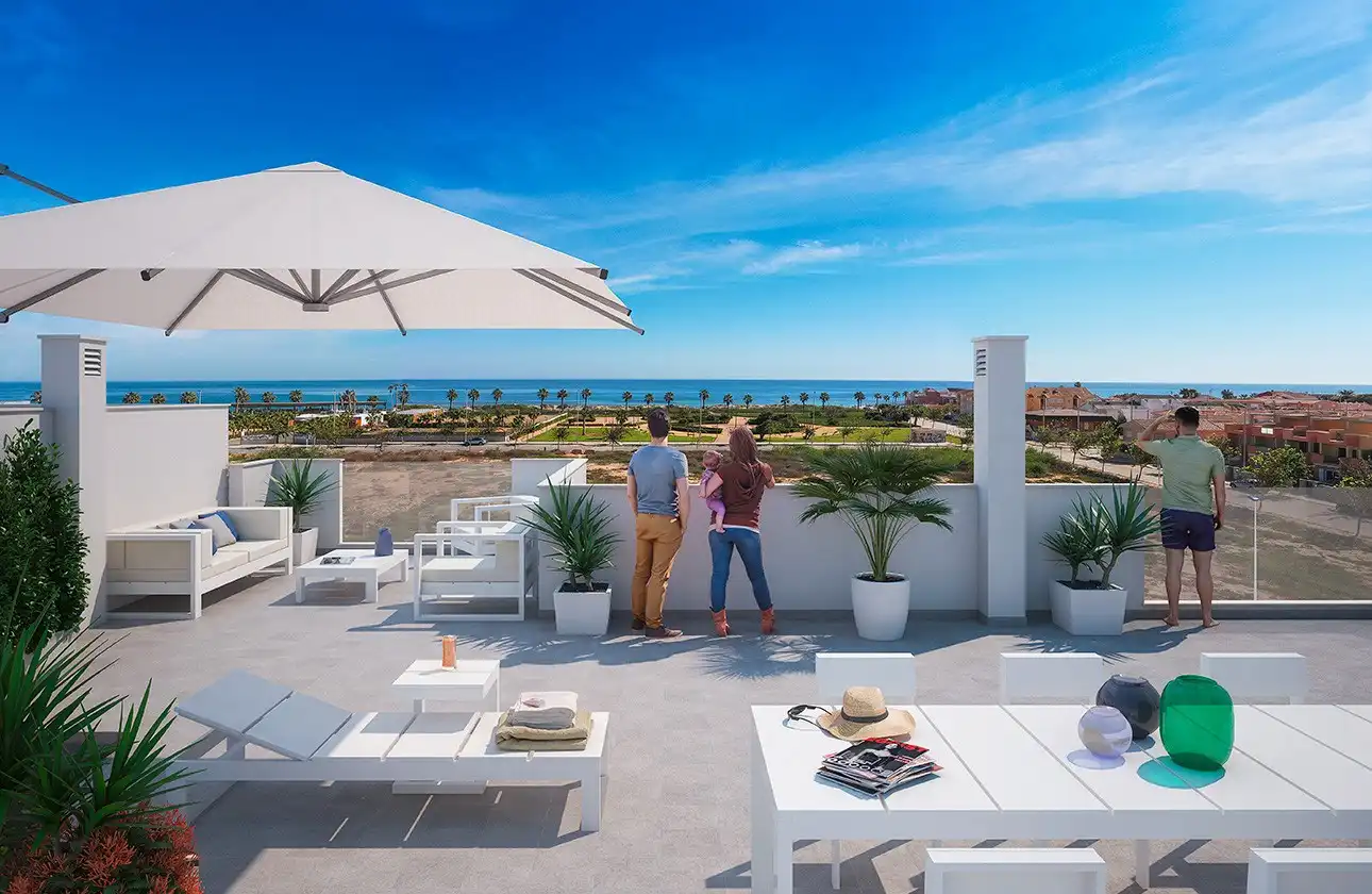 Terraza de Apartamento en venta en Pilar de la Horadada con Aire acondicionado, Calefacción y Terraza