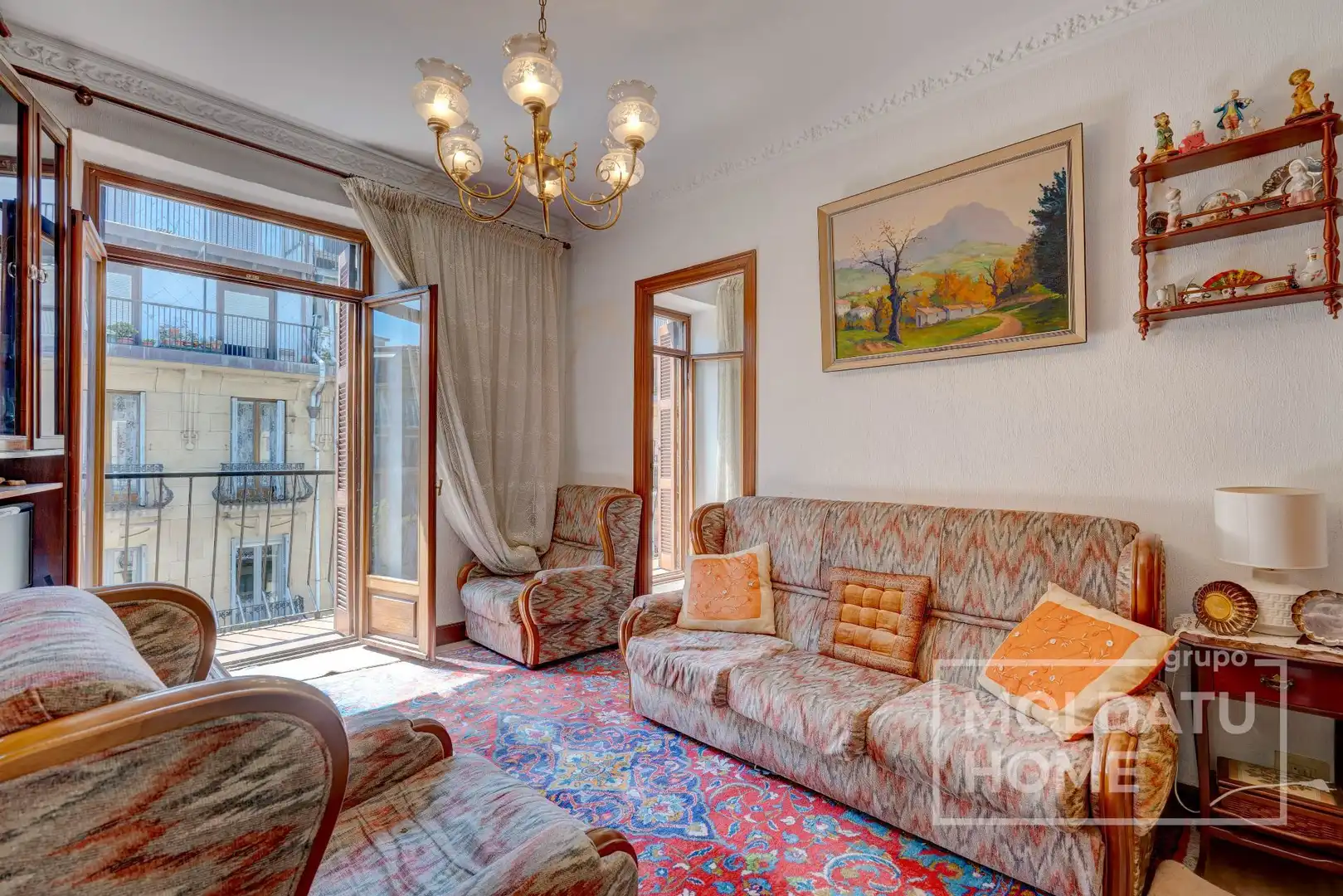 Sala de estar de Piso en venta en Donostia - San Sebastián  con Calefacción y Terraza