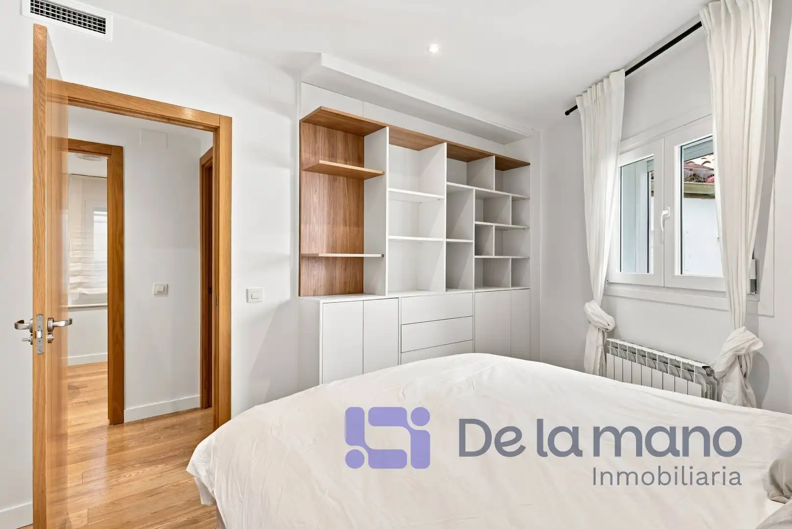 Bedroom of Flat for rent in Madrid  with Air Conditioner, Heating and Furnished