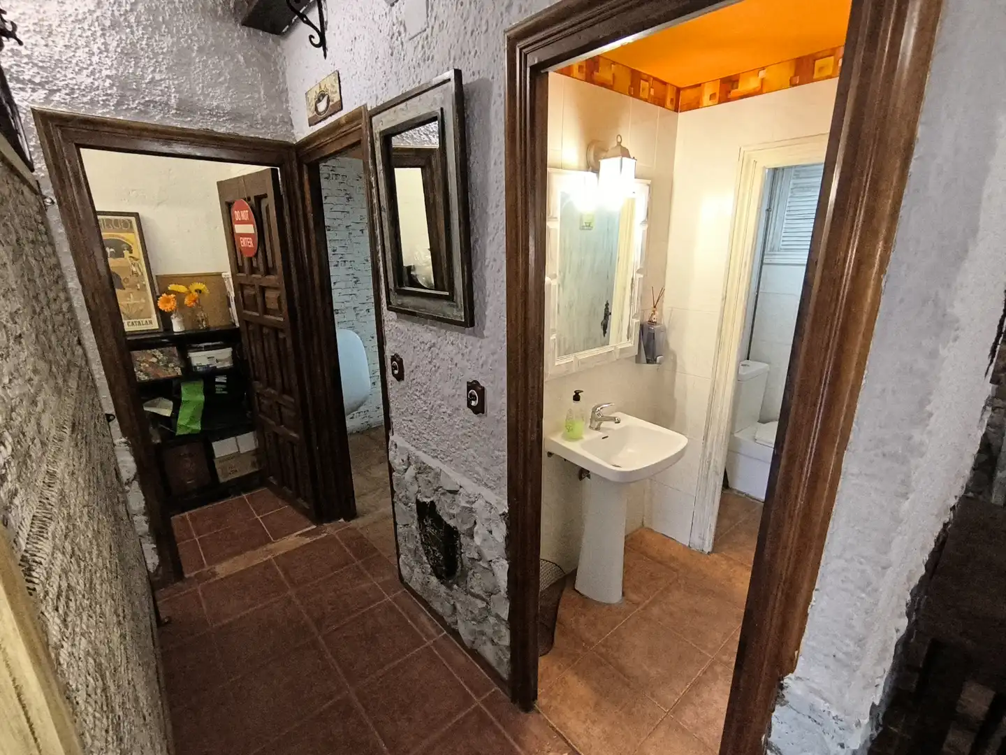 Baño de Casa o chalet en venta en Valoria la Buena con Aire acondicionado, Calefacción y Terraza