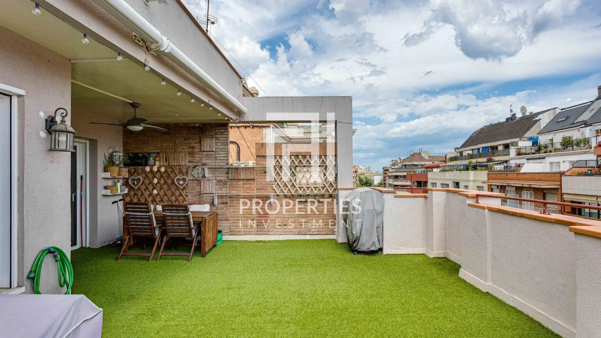 Terrace of Attic for sale in  Barcelona Capital  with Air Conditioner, Parquet flooring and Terrace