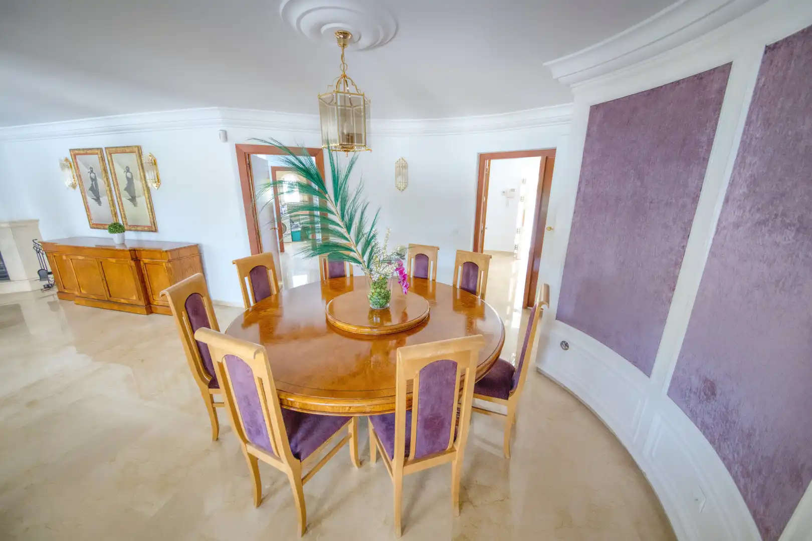 Dining room of Houses for sale in Benalmádena  with Air Conditioner, Private garden and Parquet flooring