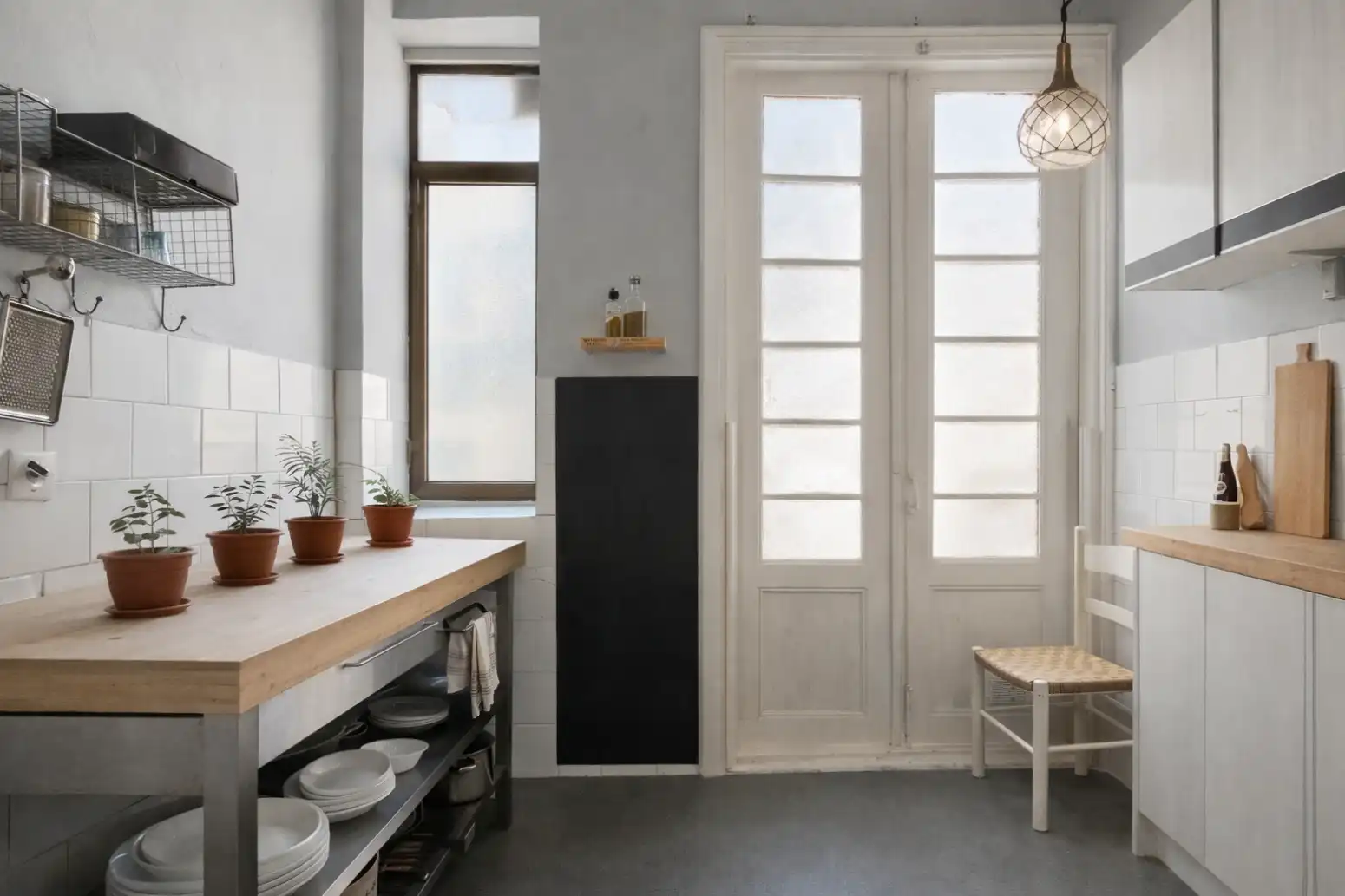 Cocina de Piso en venta en Santander con Calefacción, Parquet y Amueblado