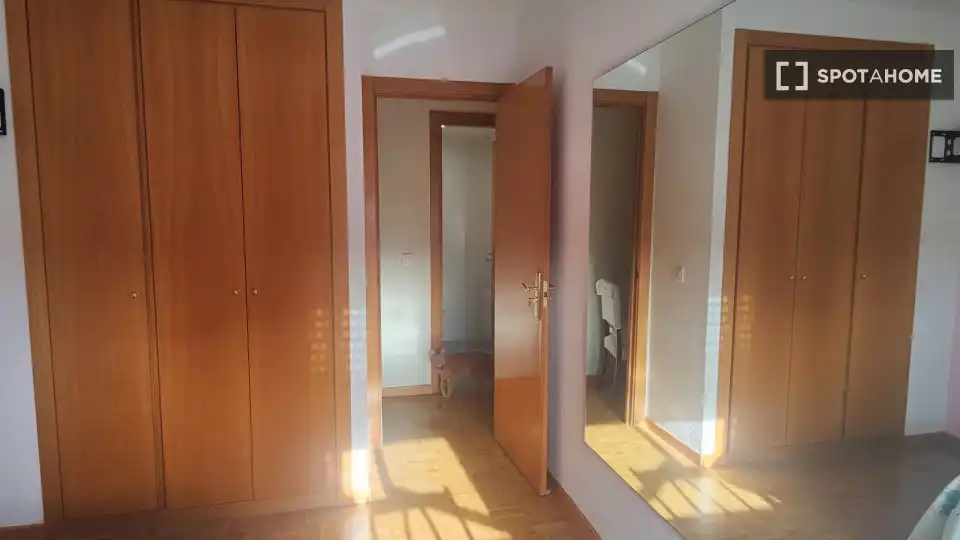 Bedroom of Flat for share in Madrid  with Air Conditioner, Heating and Terrace