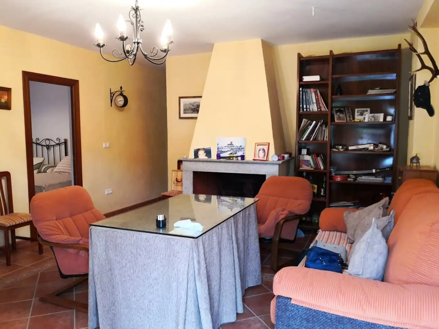 Sala de estar de Finca rústica en venta en Belalcázar
