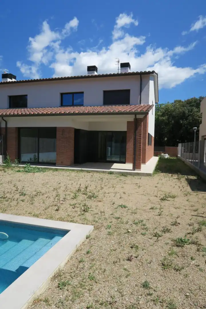 Exterior view of Detached homes for sale in Sant Esteve de Palautordera  with Heating, Private garden and Terrace