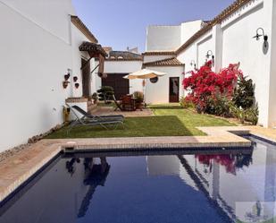 Swimming pool of Single-family semi-detached for sale in Villalba del Alcor  with Air Conditioner, Storage room and Swimming Pool