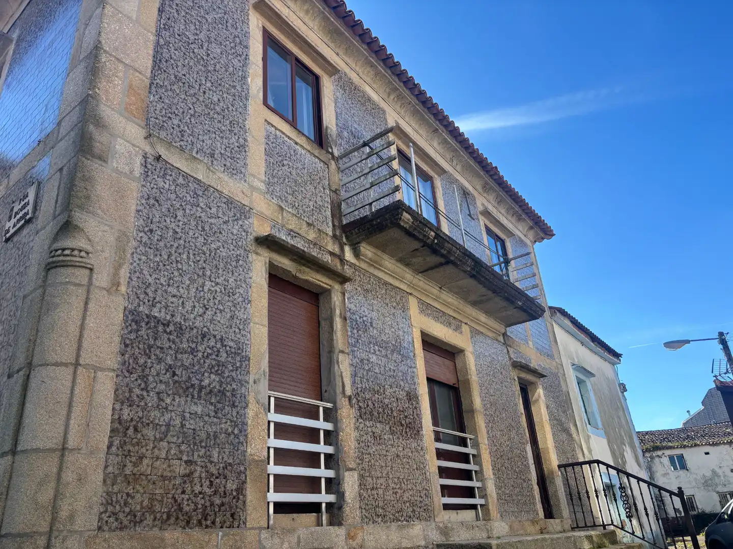 Exterior view of Houses for sale in Vilagarcía de Arousa  with Balcony