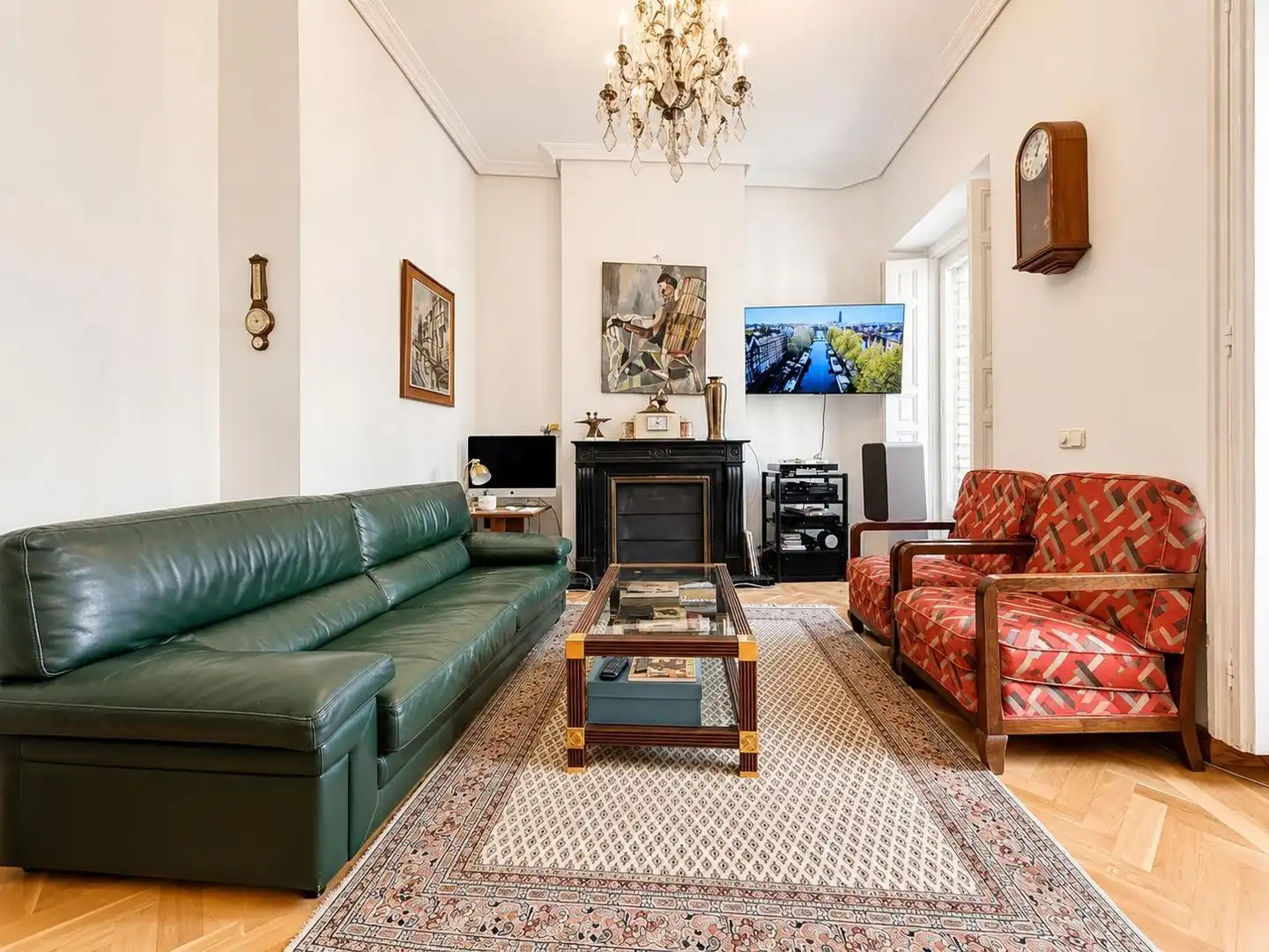 Sala de estar de Piso en venta en Madrid con Aire acondicionado, Calefacción y Amueblado